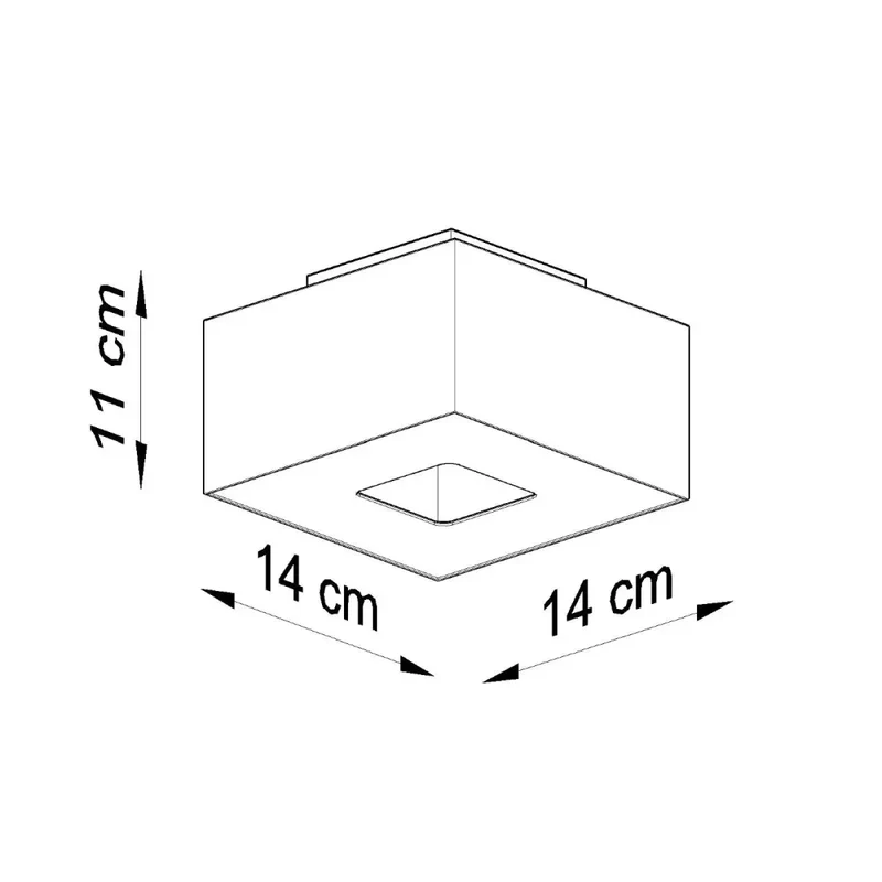 Luminaire Plafonnier | MONO 1 (Noir)