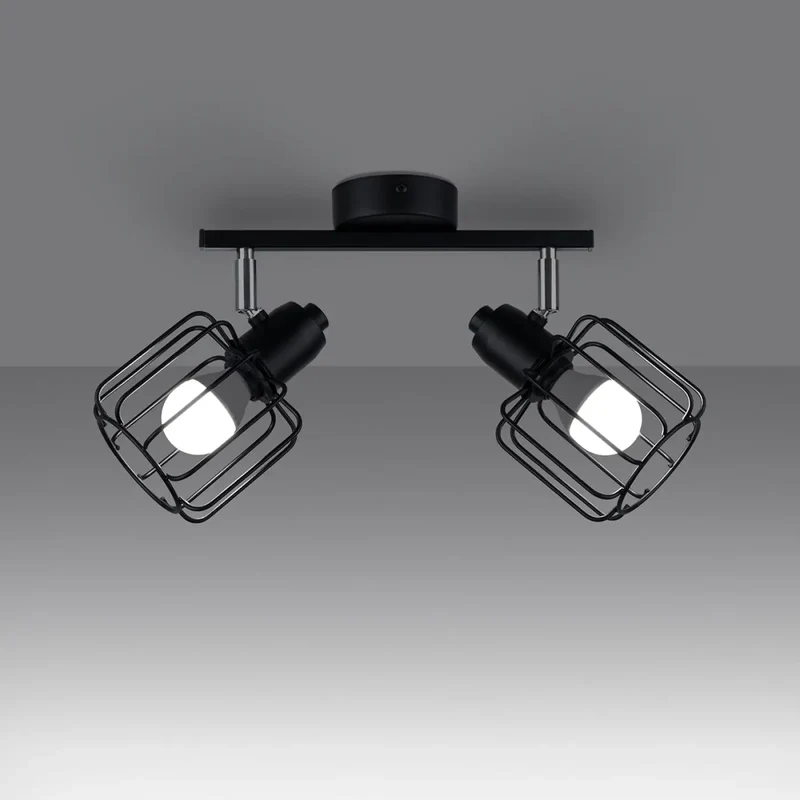 Luminaire Plafonnier | BELUCI 2 (Noir)