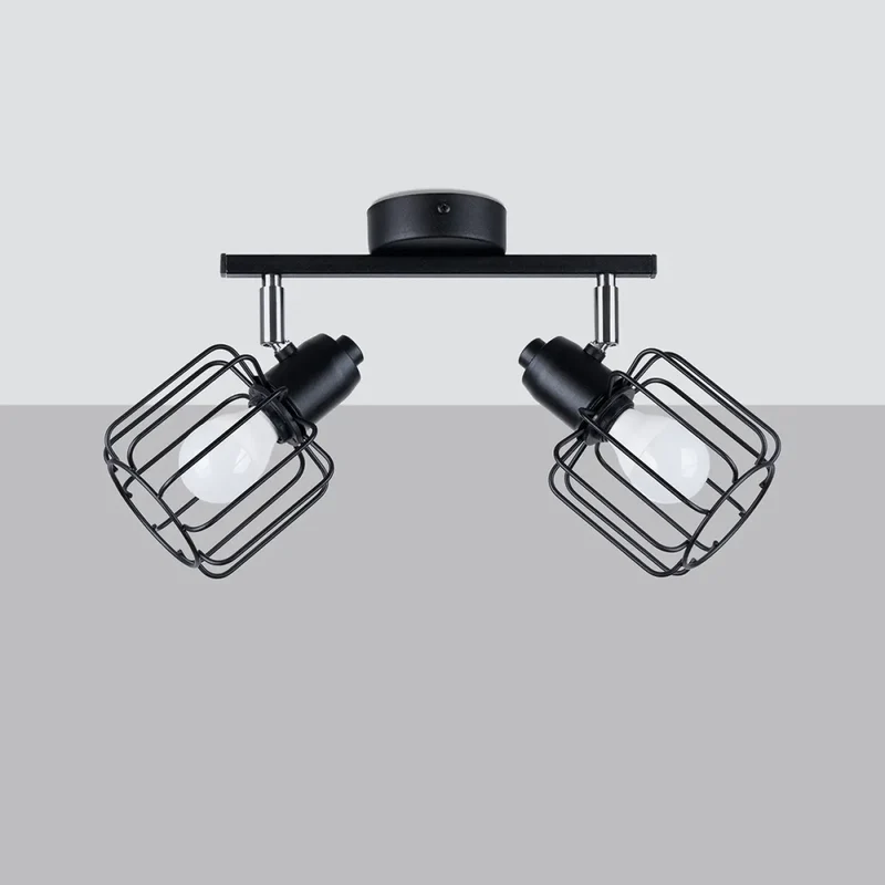 Luminaire Plafonnier | BELUCI 2 (Noir)
