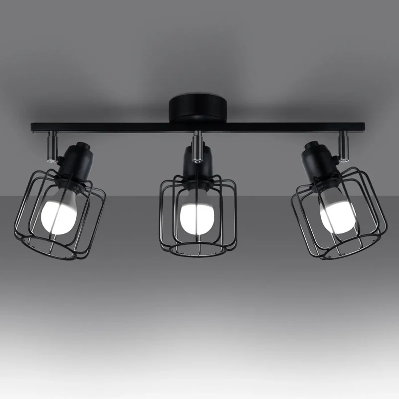 Luminaire Plafonnier | BELUCI 3 (Noir)