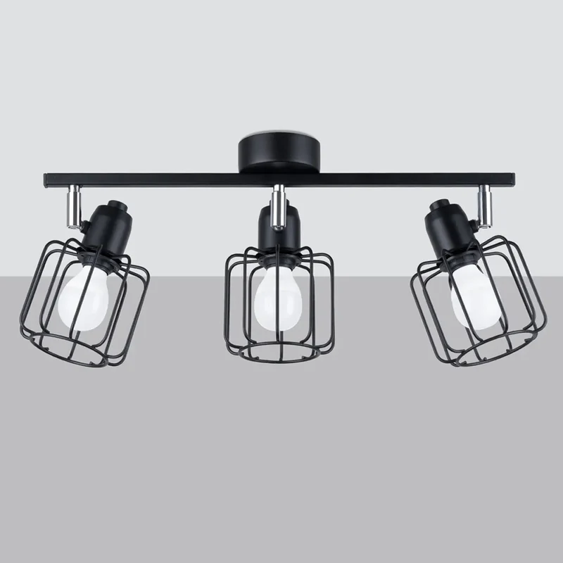 Luminaire Plafonnier | BELUCI 3 (Noir)