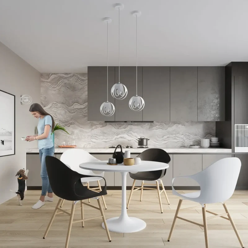 Luminaire Plafonnier | TULOS (Blanc)