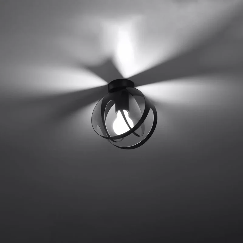 Luminaire Plafonnier | TULOS (Noir)