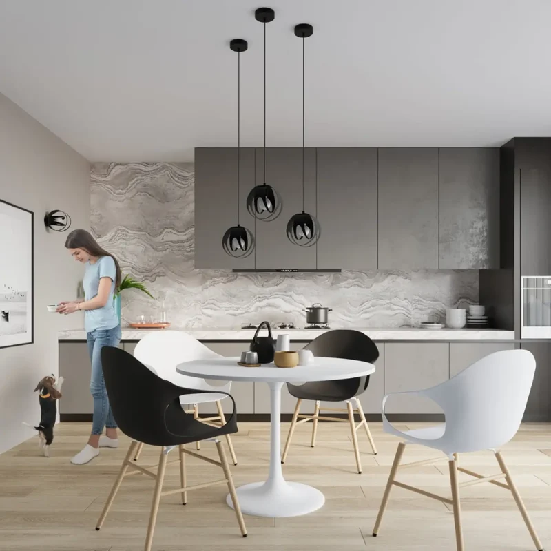 Luminaire Plafonnier | TULOS (Noir)