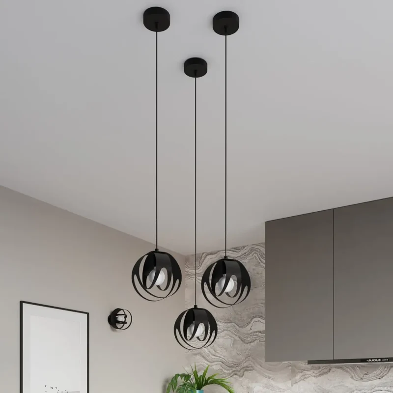 Luminaire Plafonnier | TULOS (Noir)