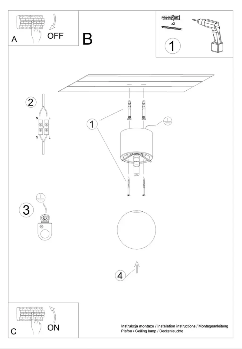 Luminaire Plafonnier | BOOMO 8