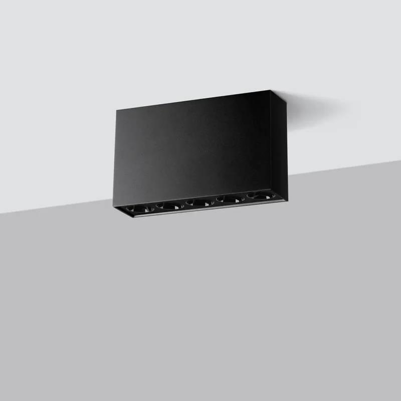 Luminaire Plafonnier | SOLE LED (Noir)