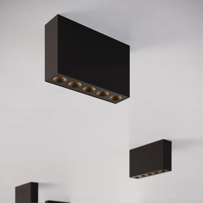 Luminaire Plafonnier | SOLE LED (Noir)