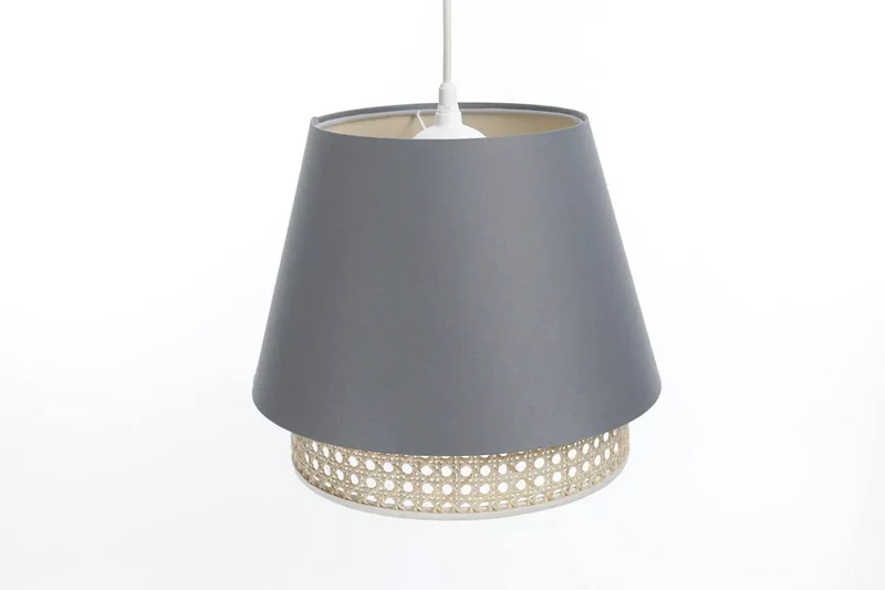 Suspension Luminaire | SENSEI RATTAN (Bleu Gris)