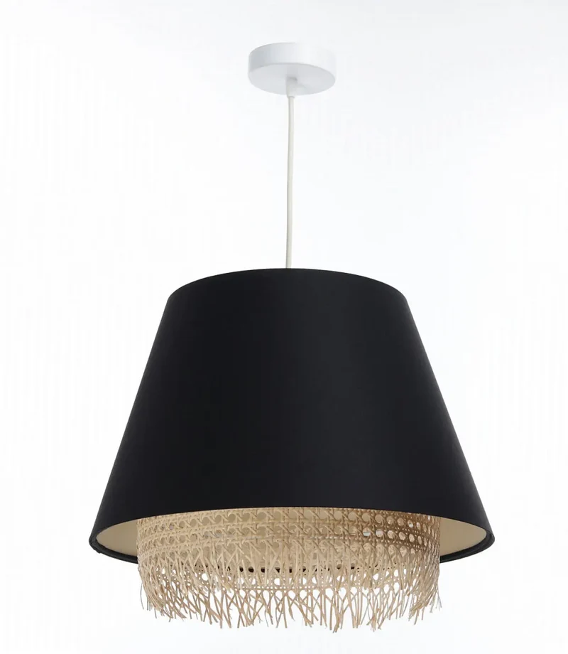 Suspension Luminaire | SENSEI RATTAN (Noir)