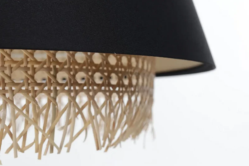 Suspension Luminaire | SENSEI RATTAN (Noir)