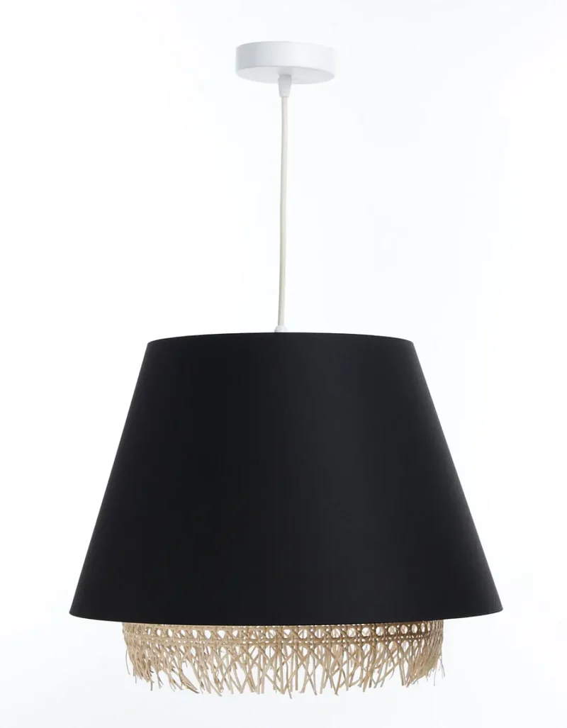 Suspension Luminaire | SENSEI RATTAN (Noir)