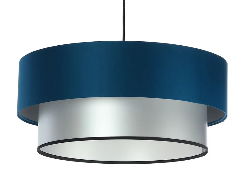 Suspension Luminaire | DUO (Turquoise/Argent)