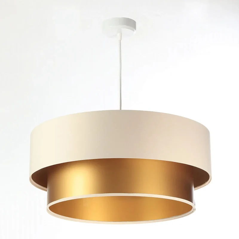 Suspension Luminaire | DUO (Creme/Doré)