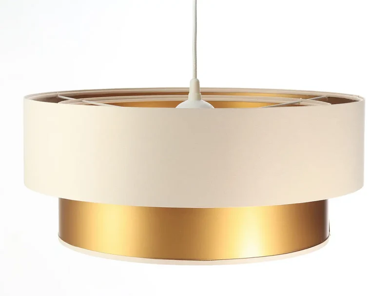 Suspension Luminaire | DUO (Creme/Doré)