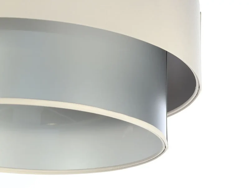Suspension Luminaire | DUO (Creme/Argent)