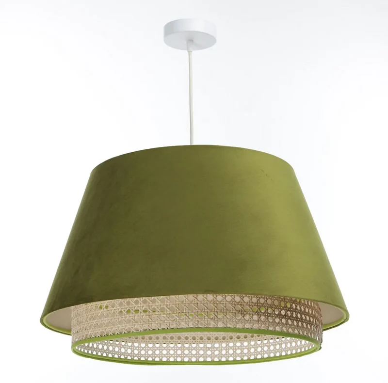 Suspension Luminaire | SENSEI RATTAN (Olive)