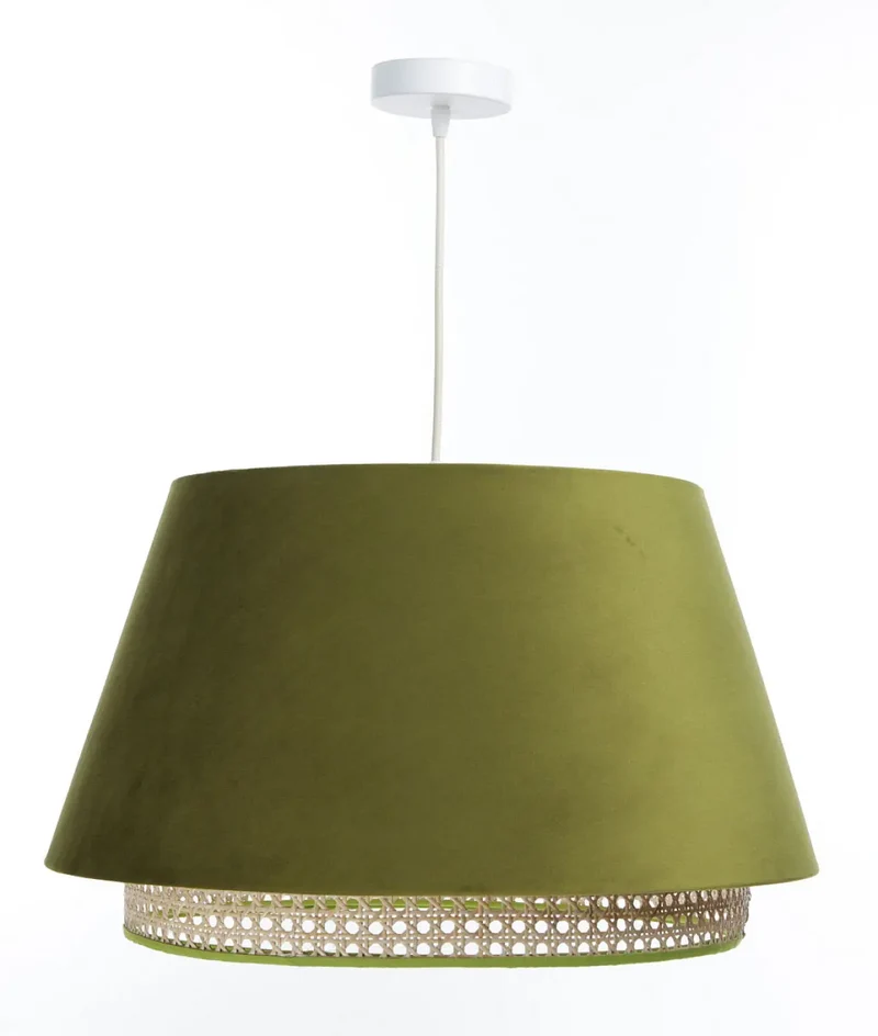 Suspension Luminaire | SENSEI RATTAN (Olive)