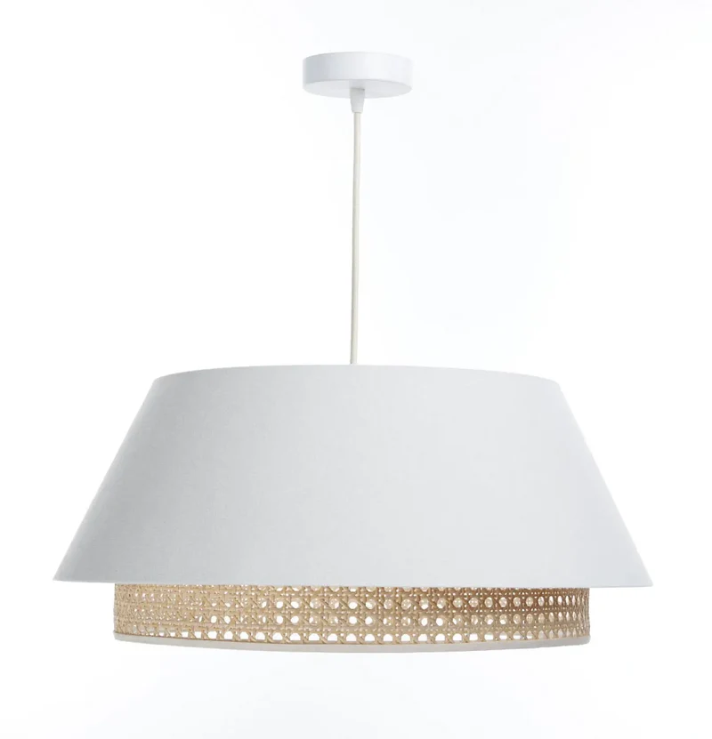 Suspension Luminaire | SENSEI RATTAN (Blanc)