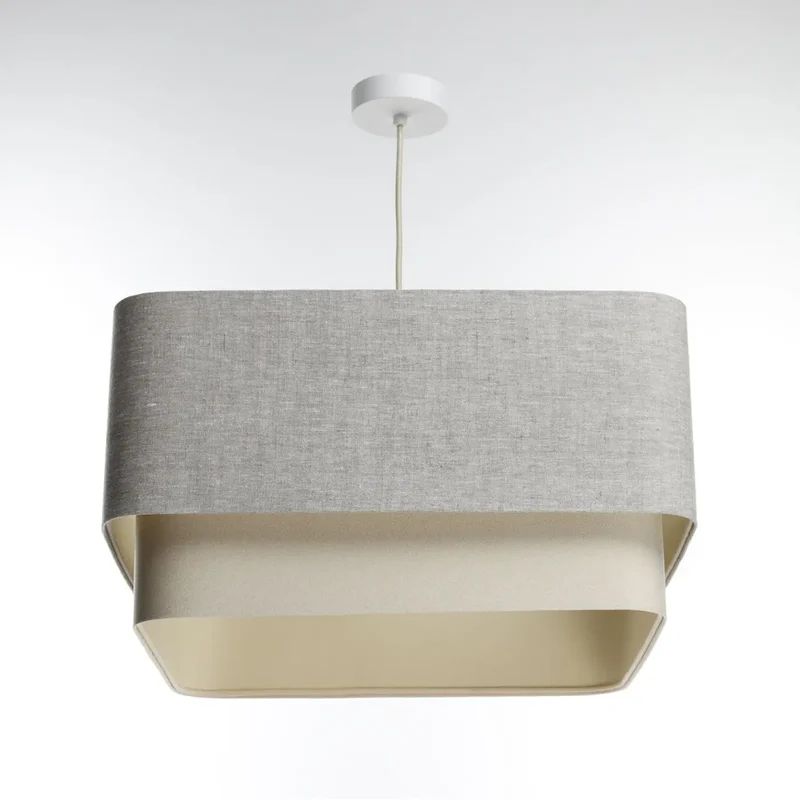 Suspension Luminaire | KWADRO DUO (Gris)
