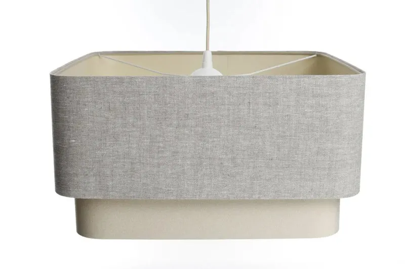 Suspension Luminaire | KWADRO DUO (Gris)