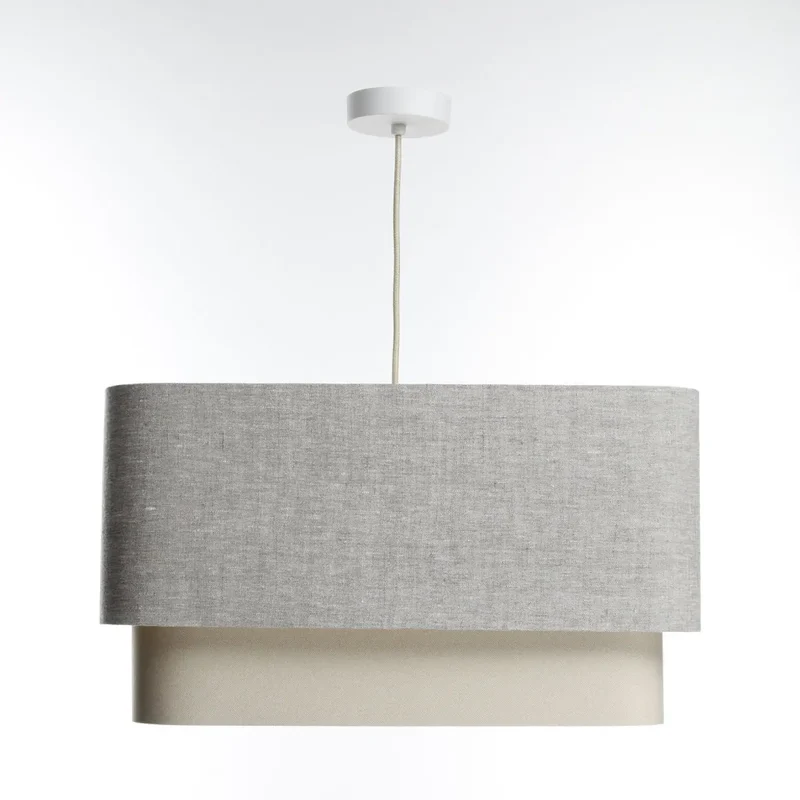 Suspension Luminaire | KWADRO DUO (Gris)