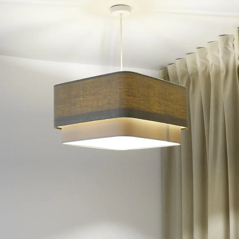 Suspension Luminaire | KWADRO DUO (Taupe)