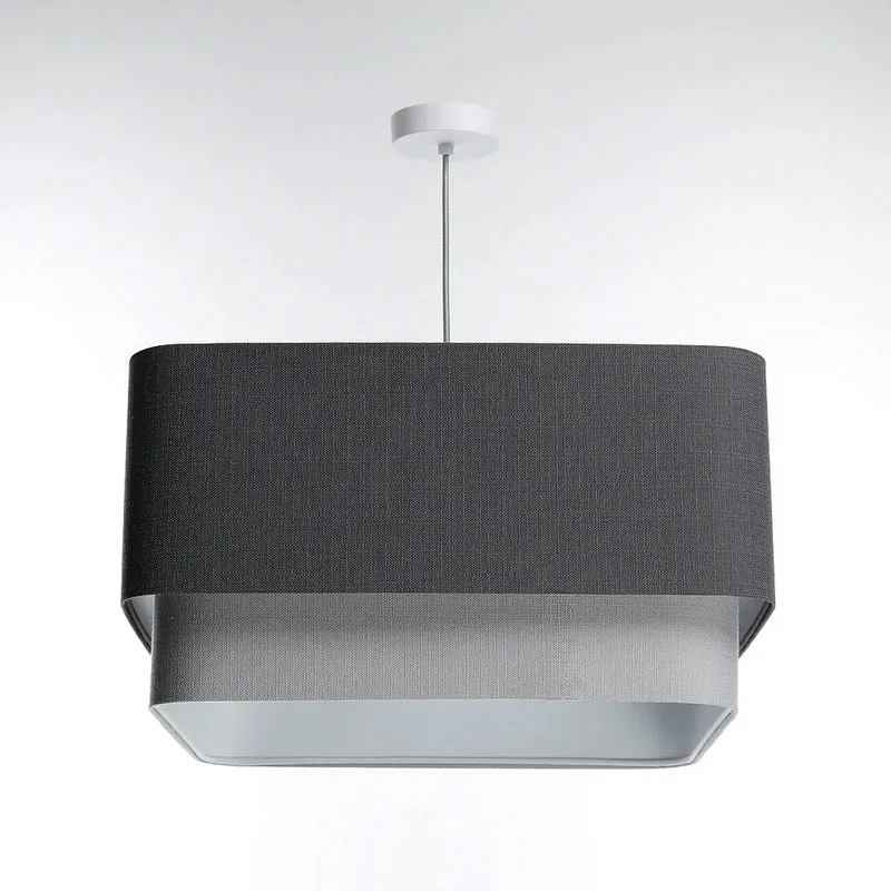 Suspension Luminaire | KWADRO DUO (Graphite)