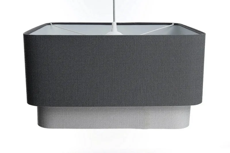 Suspension Luminaire | KWADRO DUO (Graphite)