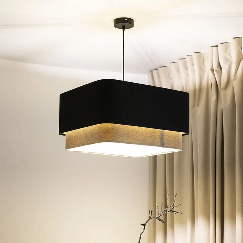 Suspension Luminaire | KWADRO DUO (Noir)