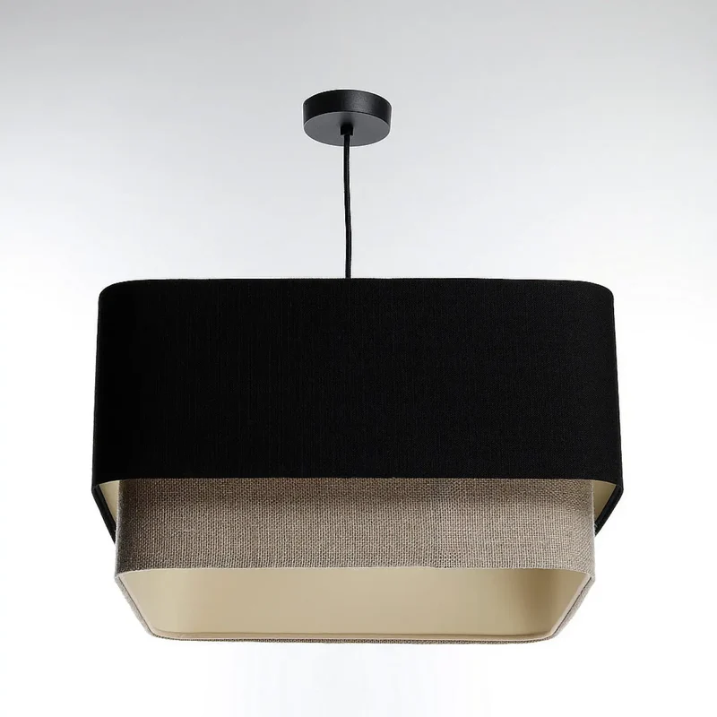 Suspension Luminaire | KWADRO DUO (Noir)