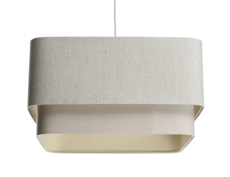 Suspension Luminaire | KWADRO DUO (Beige crème)