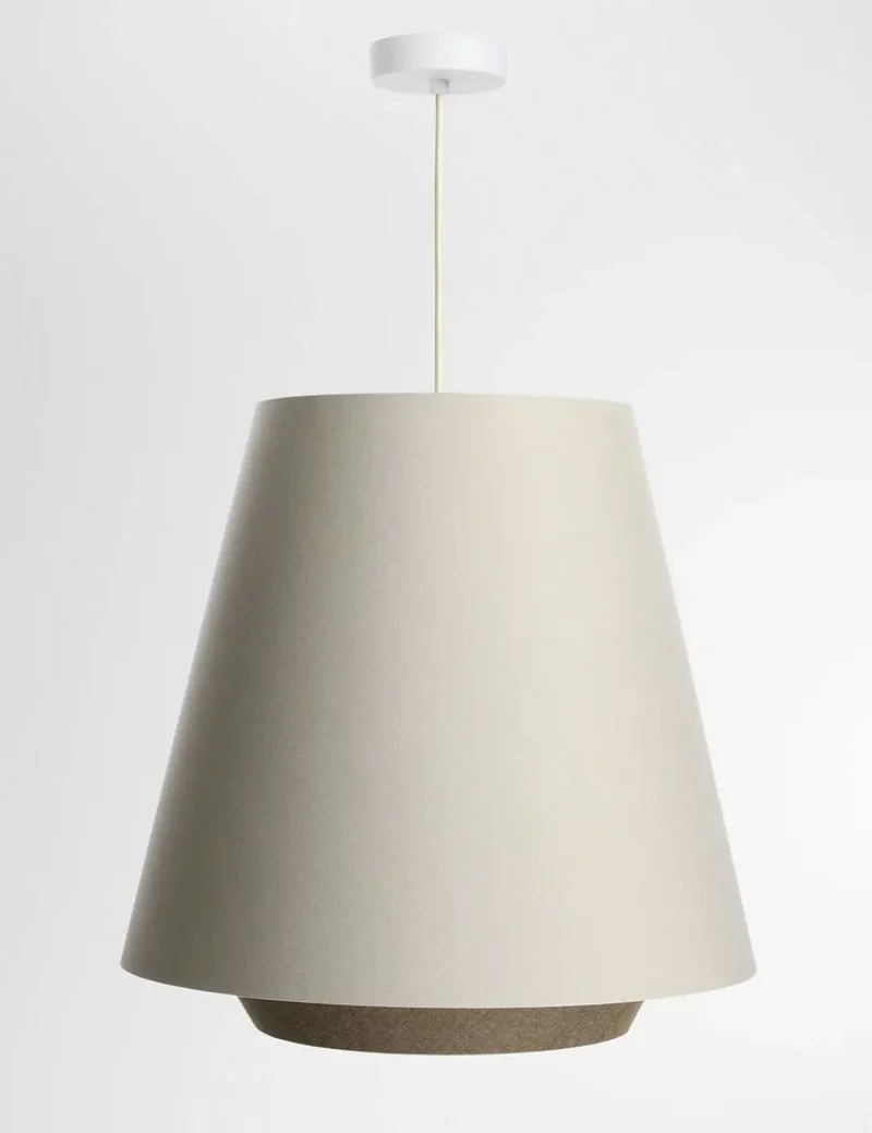 Suspension Luminaire | SENSEI DOBLO (Creme/Marron)