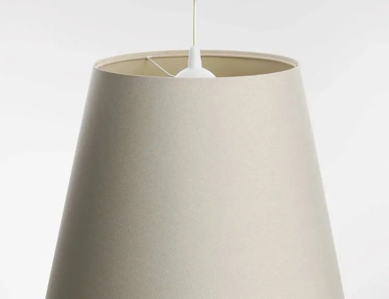Suspension Luminaire | SENSEI DOBLO (Creme/Marron)
