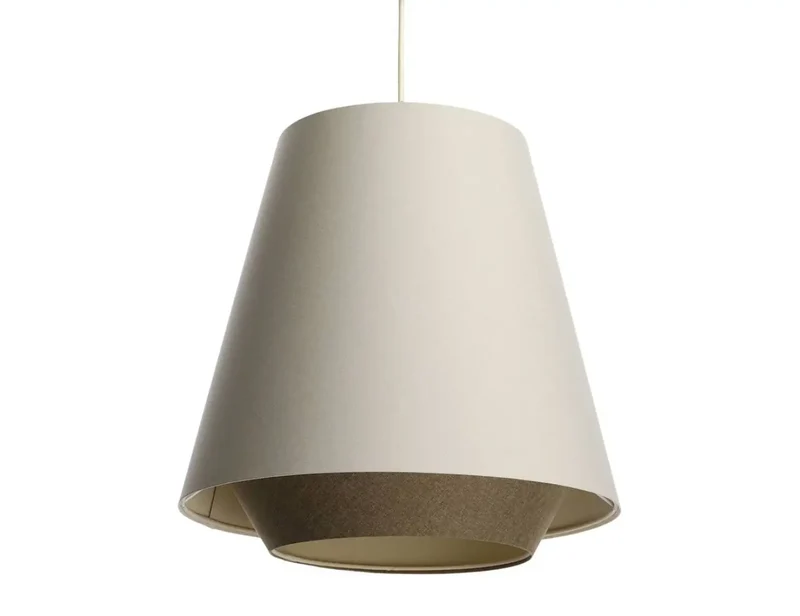 Suspension Luminaire | SENSEI DOBLO (Creme/Marron)