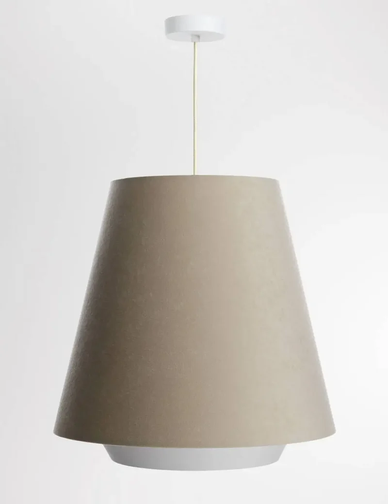 Suspension Luminaire | SENSEI DOBLO (Beige/Blanc/Doré)