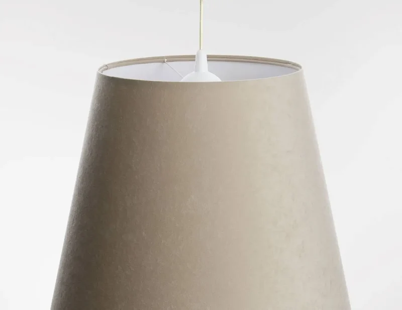 Suspension Luminaire | SENSEI DOBLO (Beige/Blanc/Doré)