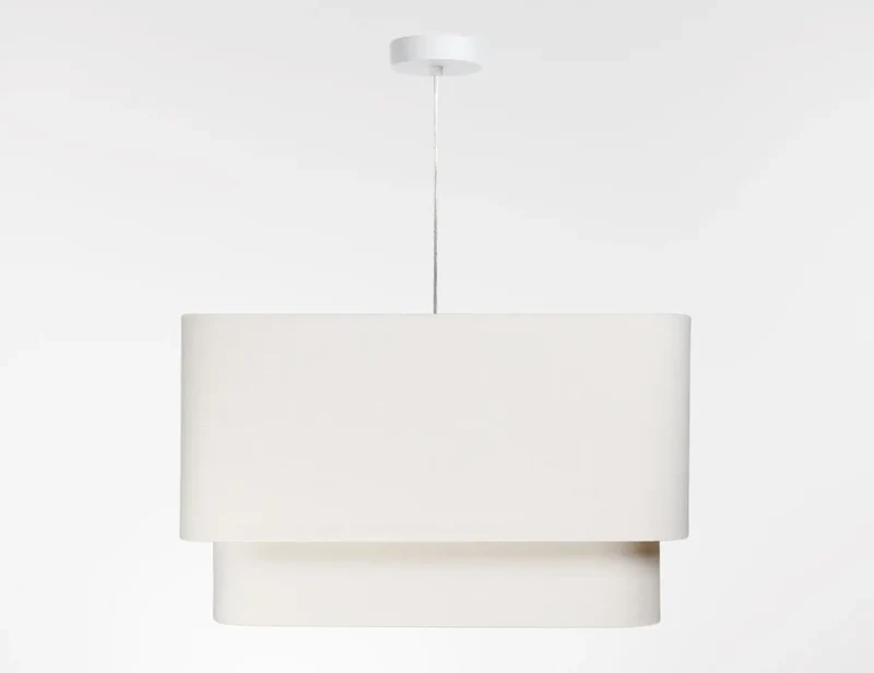 Suspension Luminaire | KWADRO DUO VELOUR (Blanc)