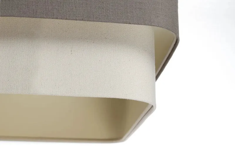 Suspension Luminaire | KWADRO DUO (Marron)