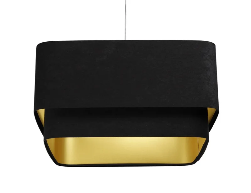 Suspension Luminaire | KWADRO DUO VELOUR (Noir)