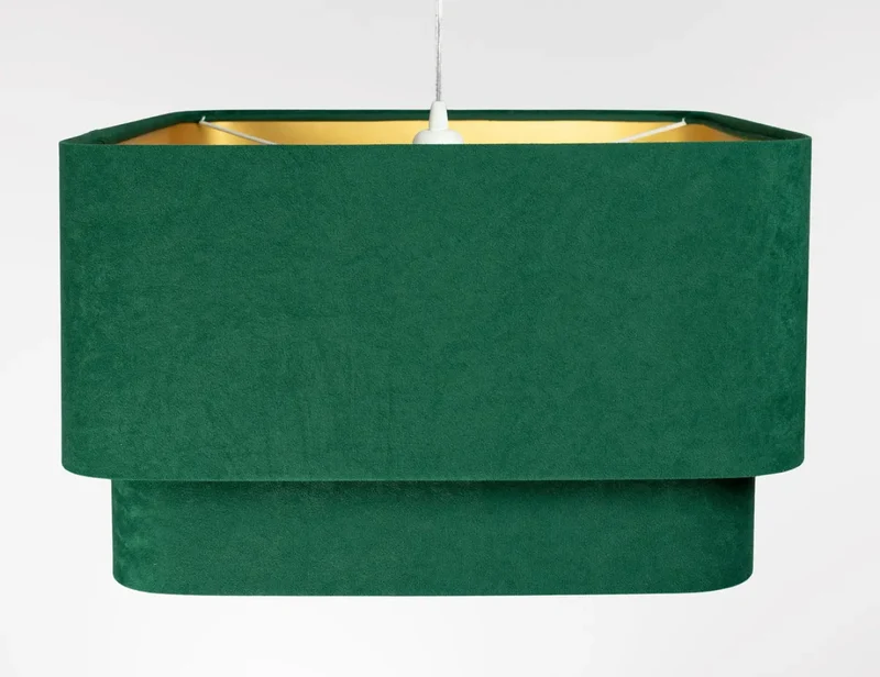 Suspension Luminaire | KWADRO DUO VELOUR (Vert)