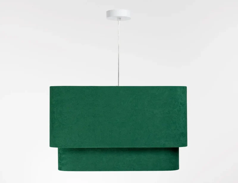 Suspension Luminaire | KWADRO DUO VELOUR (Vert)