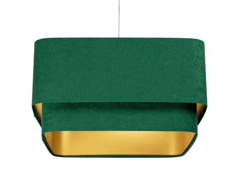 Suspension Luminaire | KWADRO DUO VELOUR (Vert)