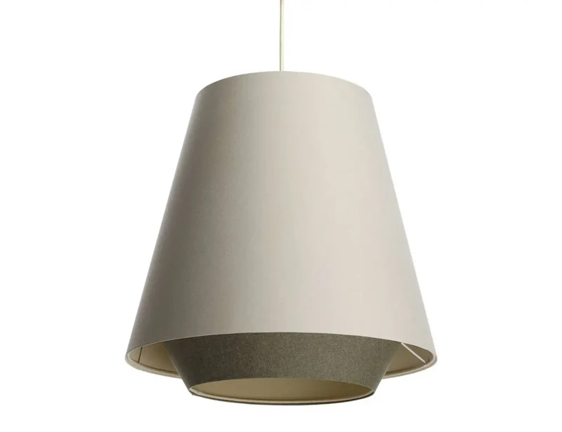 Suspension Luminaire | SENSEI DOBLO (Creme/Olive)
