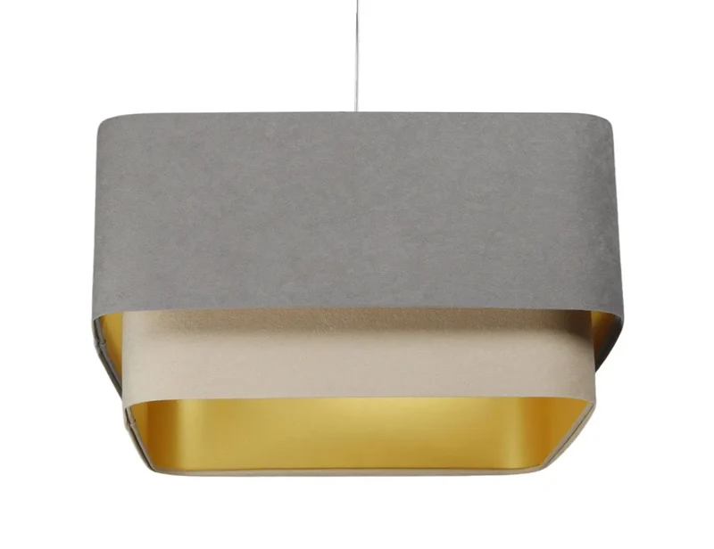 Suspension Luminaire | KWADRO DUO (Gris/Beige)