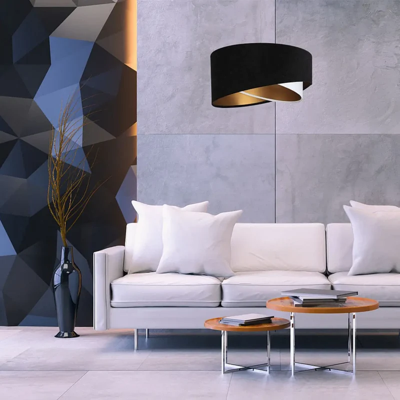 Suspension Luminaire | GALAXY AURIC (Noir/Blanc)
