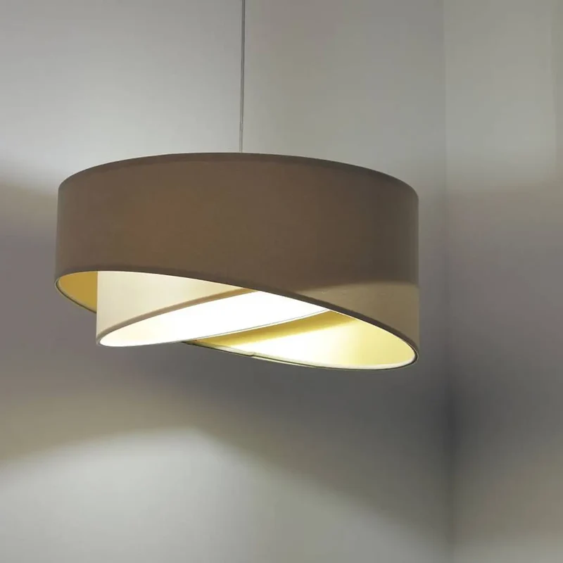 Suspension Luminaire | GALAXY AURIC (Beige/Blanc)