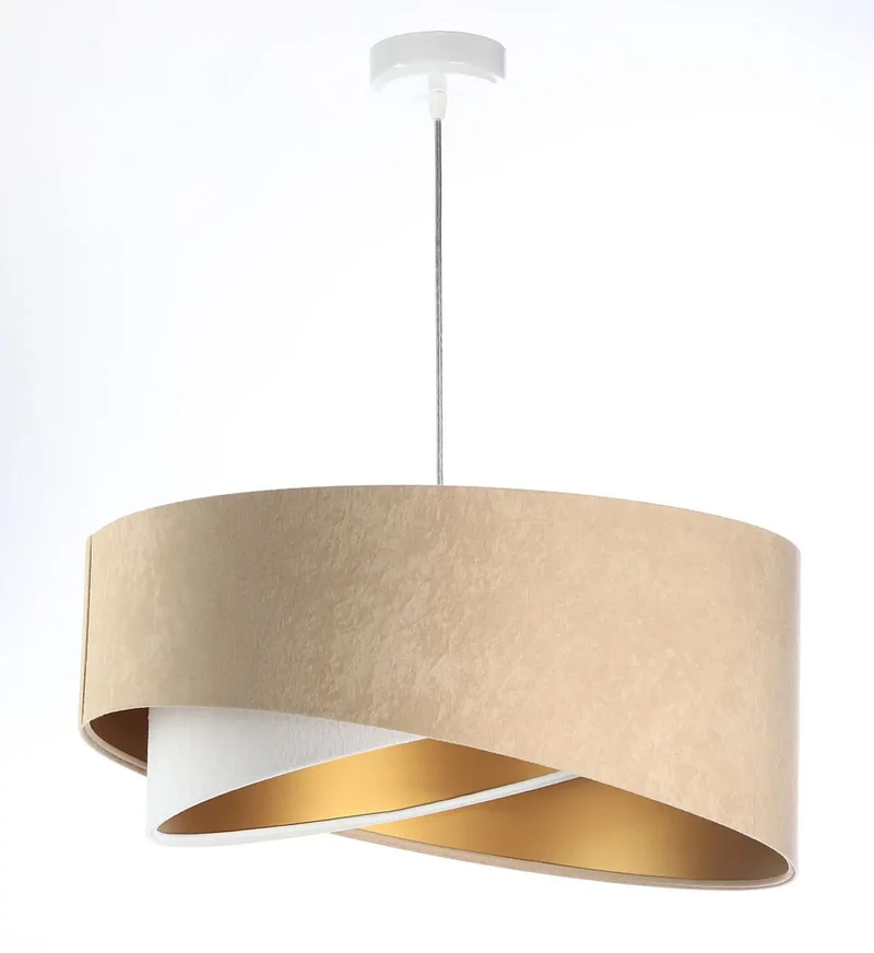 Suspension Luminaire | GALAXY AURIC (Beige/Blanc)