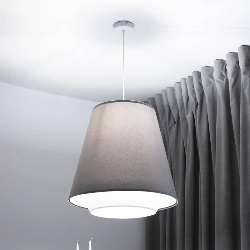 Suspension Luminaire | SENSEI DOBLO (Gris/Blanc/Argent)