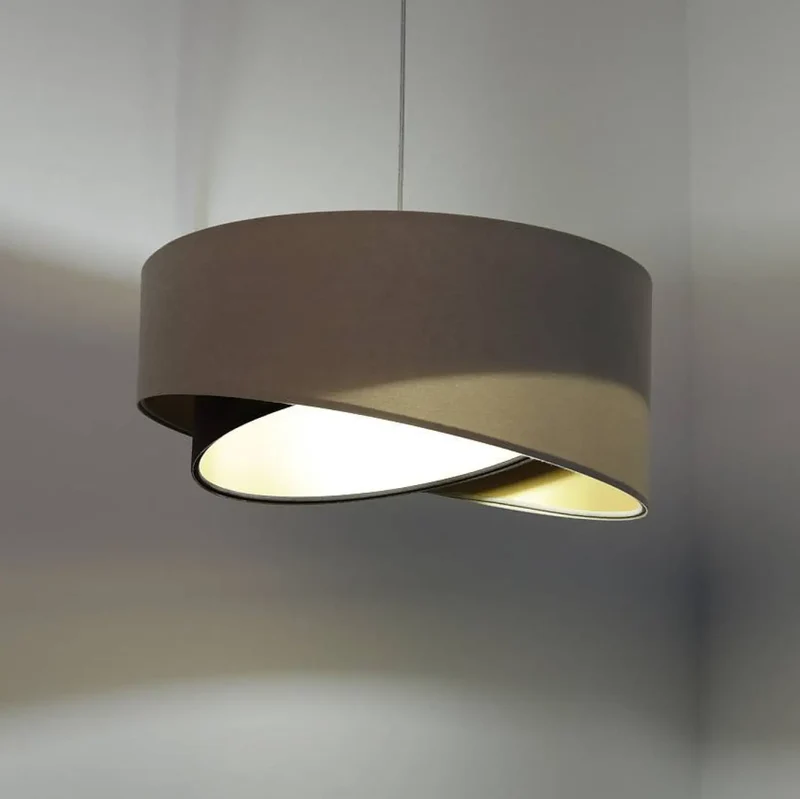 Suspension Luminaire | AURIC (Beige/Marron)